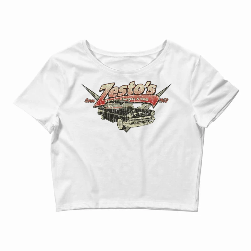 Zesto S Burgers Seattle 1952 Crop Top 1 Zesto S Burgers Seattle 1952 Crop Top
