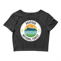 Arapaho National Forest Retro Sign Crop Top