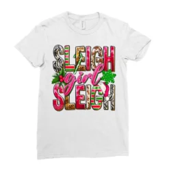 Sleigh Girl Sleigh Ladies Fitted T-Shirt -TeeMuse Store pd.2526118151.36.25057907.s3.1 front white ffffff none x0y0 154 800x800 1