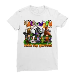 Spooky Season With Gnomes Ladies Fitted T-Shirt -TeeMuse Store pd.2526133240.36.25057202.s3.1 front white ffffff none x0y0 154 800x800 1