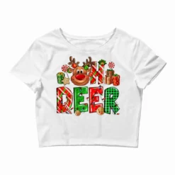 Oh Deer Reindeer Crop Top
