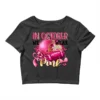 In October We Wear Pink Cheer Football Crop Top
