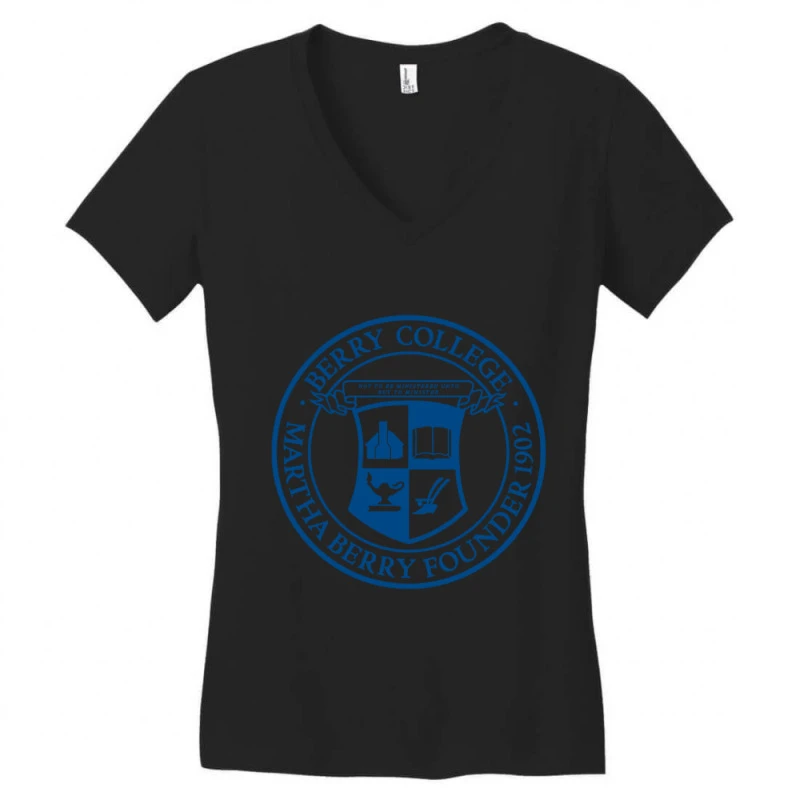 Berry College Women's V-Neck T-Shirt 3 Berry College Women's V-Neck T-Shirt - Image 3