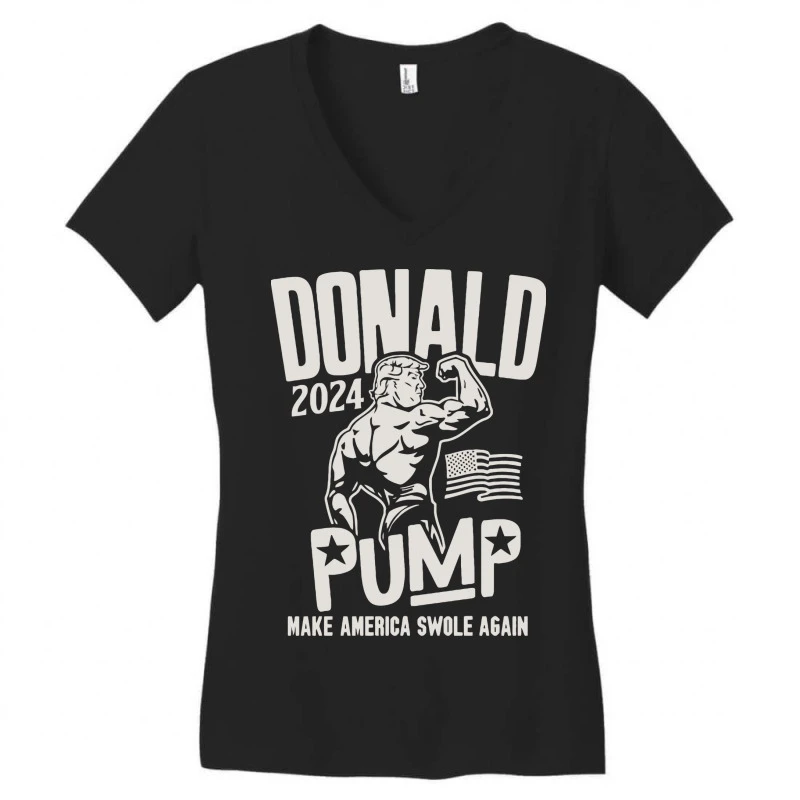 Donald Trump Election 2024 Women's V-Neck T-Shirt 3 Donald Trump Election 2024 Women's V-Neck T-Shirt - Image 3