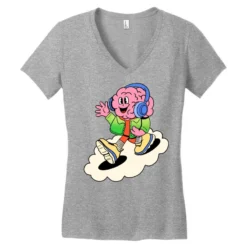 Cartoon Sublimation Women's V-Neck T-Shirt -TeeMuse Store pd.2526238938.72.25084825.s3.1 front heather ffffff none x0y0 138 800x800 1