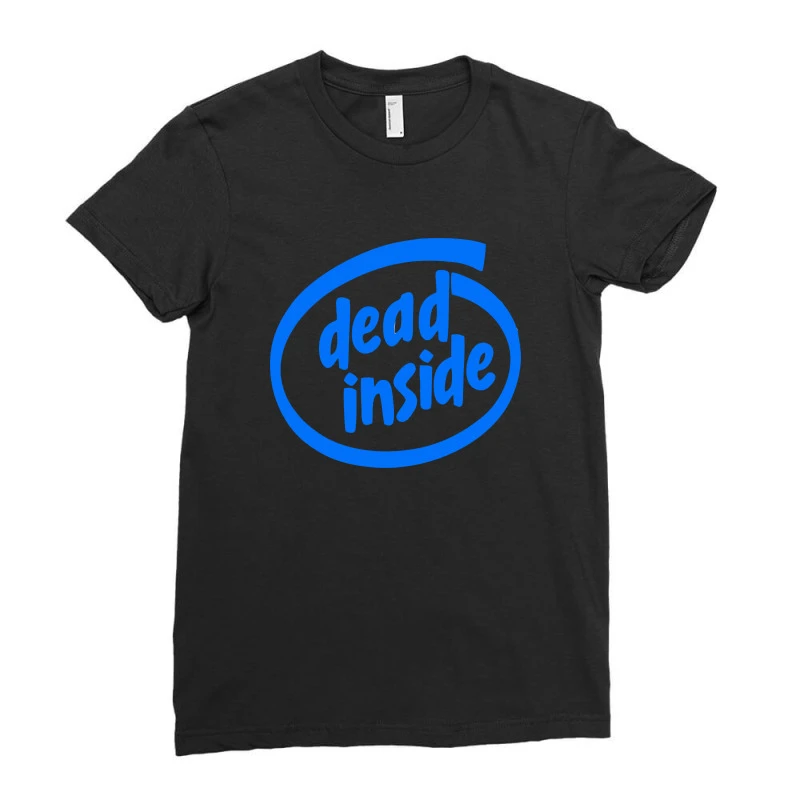 Intel Dead Inside Ladies Fitted T-Shirt 3 Intel Dead Inside Ladies Fitted T-Shirt - Image 3