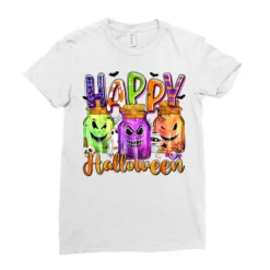 Happy Halloween Jars Ladies Fitted T-Shirt -TeeMuse Store pd.2526267700.36.25057020.s3.1 front white ffffff none x0y0 154 800x800 1