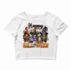Happy Halloween Gnomes Crop Top