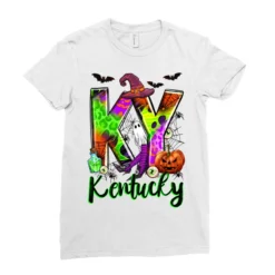 Halloween KY Kentucky Ladies Fitted T-Shirt 7 Halloween KY Kentucky Ladies Fitted T-Shirt -TeeMuse Store pd.2526286290.36.25056986.s3.1 front white ffffff none x6y0 142 800x800 1