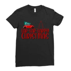 Hap Hap Happy Christmas Ladies Fitted T-Shirt -TeeMuse Store pd.2526294800.36.25086404.s3.1 front black ffffff none x0y0 154 800x800 1