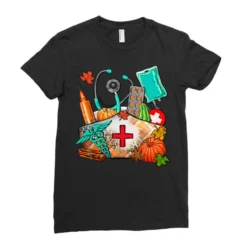 Nurse And Fall Ladies Fitted T-Shirt -TeeMuse Store pd.2526335257.36.25086255.s3.1 front black ffffff none x0y0 154 800x800 1
