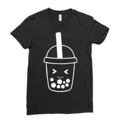 Boba Tea Ladies Fitted T-Shirt -TeeMuse Store pd.2526336401.36.25087106.s3.1 front black ffffff none x21.5y0 111 800x800 1