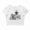 Book Read Crop Top