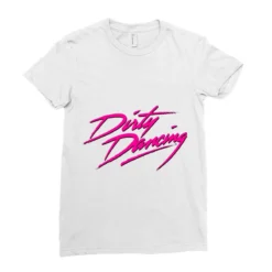 Dirty Dancing Ladies Fitted T-Shirt 7 Dirty Dancing Ladies Fitted T-Shirt -TeeMuse Store pd.2526380637.36.25088350.s3.1 front white ffffff none x0y50 154 800x800 1