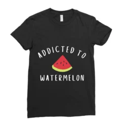 Addicted To Watermelons Ladies Fitted T-Shirt -TeeMuse Store pd.2526395286.36.25089258.s3.1 front black ffffff none x0y42.5 154 800x800 1