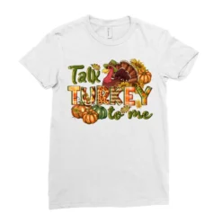 Talk Turkey To Me Thanksgiving P Ladies Fitted T-Shirt -TeeMuse Store pd.2526437990.36.25057391.s3.1 front white ffffff none x0y0 154 800x800 1