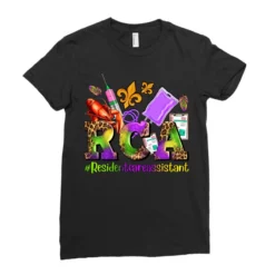 Mardi Gras Rca Resident Care Assistant Ladies Fitted T-Shirt -TeeMuse Store pd.2526447209.36.25086009.s3.1 front black ffffff none x0y0 154 800x800 1