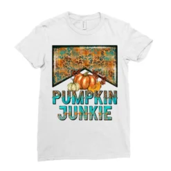 Pumpkin Junkie Ladies Fitted T-Shirt -TeeMuse Store pd.2526448753.36.25057379.s3.1 front white ffffff none x0y0 154 800x800 1
