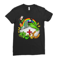 Nurse St Patricks Ladies Fitted T-Shirt -TeeMuse Store pd.2526454018.36.25085967.s3.1 front black ffffff none x0y0 154 800x800 1