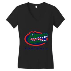 Florida Gators Women's V-Neck T-Shirt 7 Florida Gators Women's V-Neck T-Shirt -TeeMuse Store pd.2526484207.72.25091785.s3.1 front black ffffff none x0y40 138 800x800 1