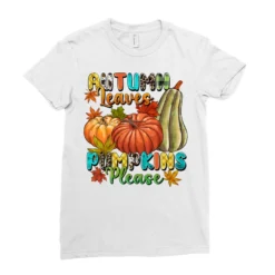 Autumn Leaves Pumpkins Please Ladies Fitted T-Shirt -TeeMuse Store pd.2526506729.36.25057252.s3.1 front white ffffff none x0y0 154 800x800 1