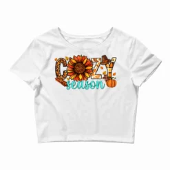 Cozy Season Thanksgiving Crop Top