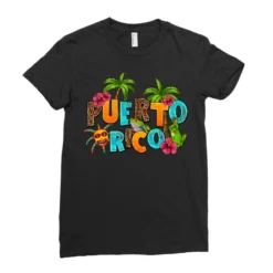 Puerto Rico Ladies Fitted T-Shirt -TeeMuse Store pd.2526516029.36.25090745.s3.1 front black ffffff none x0y0 154 800x800 1