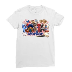 Postal Worker Ladies Fitted T-Shirt 7 Postal Worker Ladies Fitted T-Shirt -TeeMuse Store pd.2526527778.36.25066972.s3.1 front white ffffff none x0y0 154 800x800 1