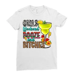 Girls Weekend Booze And Bitches Ladies Fitted T-Shirt -TeeMuse Store pd.2526577134.36.25093710.s3.1 front white ffffff none x0y0 154 800x800 1