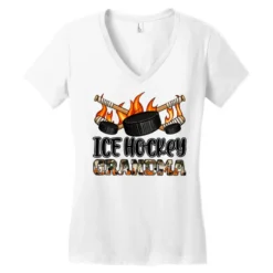 Ice Hockey Grandma Women's V-Neck T-Shirt -TeeMuse Store pd.2526582598.72.25093789.s3.1 front white ffffff none x0y0 138 800x800 1