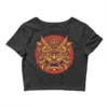 Dragon Head Pop Color Crop Top