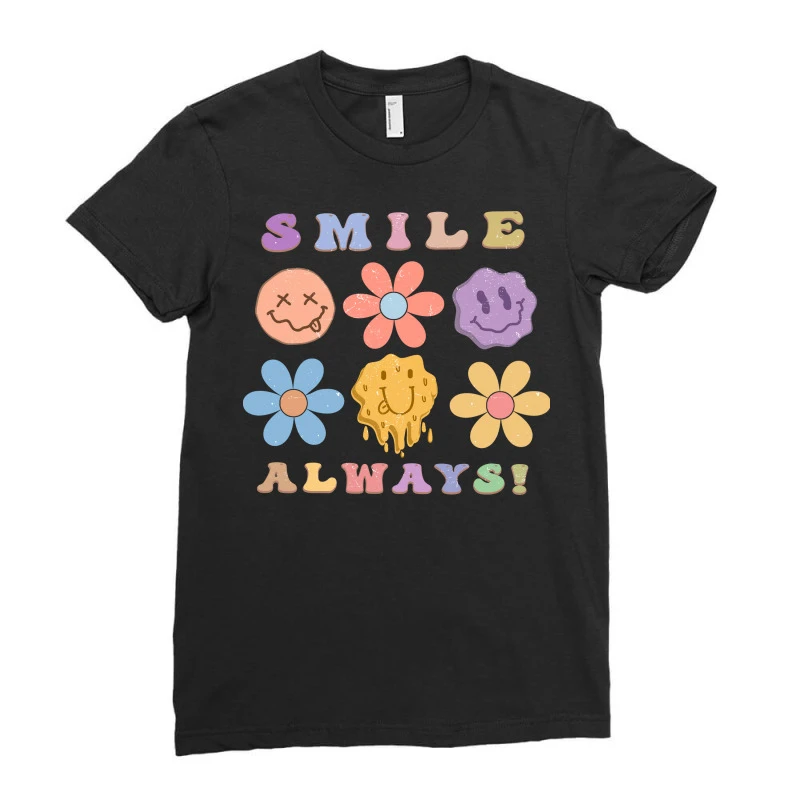 Smile Always! Sublimation Ladies Fitted T-Shirt 3 Smile Always! Sublimation Ladies Fitted T-Shirt - Image 3