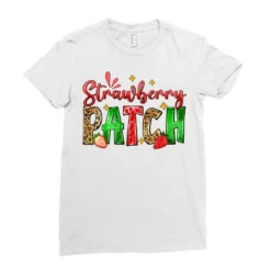 Strawberry Patch Ladies Fitted T-Shirt -TeeMuse Store pd.2526588640.36.25093911.s3.1 front white ffffff none x0y0 154 800x800 1