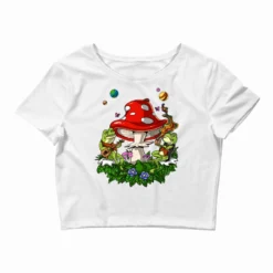 Bufo Alvarius Toad Trip Crop Top