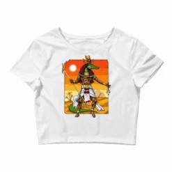 Egyptian God Sobek Crop Top