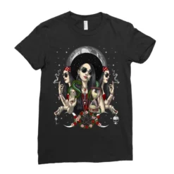 Hecate Tripple Moon Goddess Ladies Fitted T-Shirt -TeeMuse Store pd.2526638412.36.25079356.s3.1 front black ffffff none x0y0 154 800x800 1