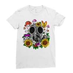 Hippie Gas Mask Ladies Fitted T-Shirt -TeeMuse Store pd.2526641722.36.25080470.s3.1 front white ffffff none x0y0 154 800x800 1