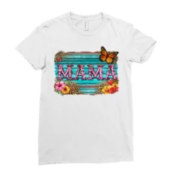 Western Leopard Mama Turquoise Background Ladies Fitted T-Shirt 7 Western Leopard Mama Turquoise Background Ladies Fitted T-Shirt -TeeMuse Store pd.2526662688.36.25093945.s3.1 front white ffffff none x0y0 154 800x800 1