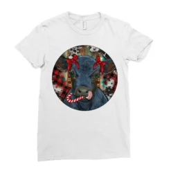 Black Angus Calf Christmas Ladies Fitted T-Shirt -TeeMuse Store pd.2526676599.36.25095103.s3.1 front white ffffff none x0y0 154 800x800 1