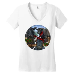 Black Angus Family Women's V-Neck T-Shirt -TeeMuse Store pd.2526677764.72.25095112.s3.1 front white ffffff none x0y0 138 800x800 1