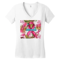 Cancer Survivor Women's V-Neck T-Shirt -TeeMuse Store pd.2526703892.72.25095267.s3.1 front white ffffff none x0y0 138 800x800 1