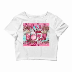 Cancer Coffee Cups Crop Top