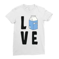 Kids Milk Ladies Fitted T-Shirt -TeeMuse Store pd.2526736499.36.25095507.s3.1 front white ffffff none x19.5y0 115 800x800 1