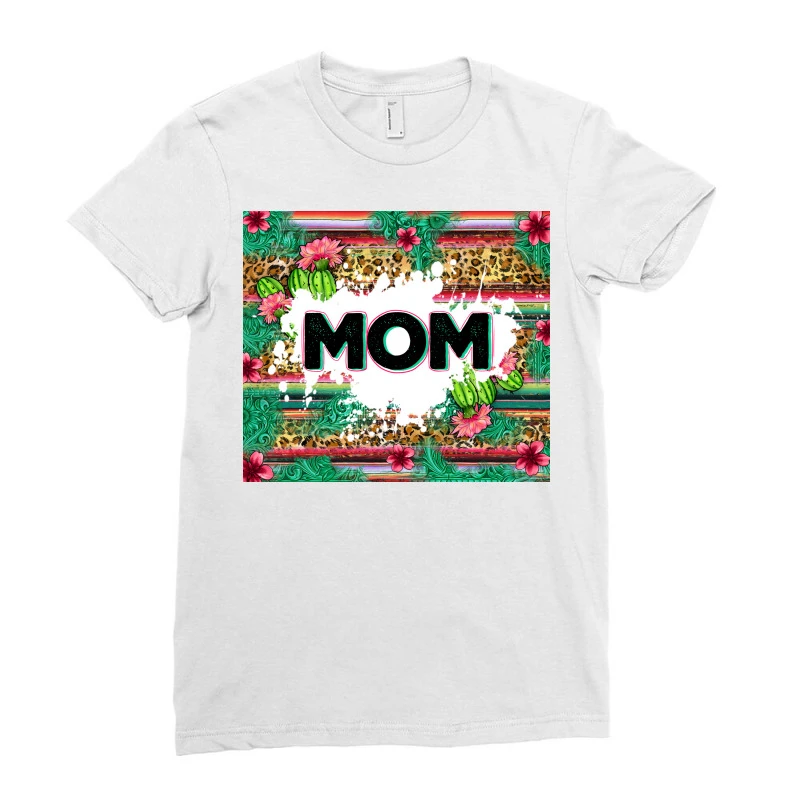 Leopard Mom Ladies Fitted T-Shirt 3 Leopard Mom Ladies Fitted T-Shirt - Image 3
