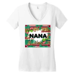 Leopard Nana Women's V-Neck T-Shirt -TeeMuse Store pd.2526788850.72.25096986.s3.1 front white ffffff none x0y0 138 800x800 1