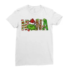 Nana Grinch Christmas Ladies Fitted T-Shirt -TeeMuse Store pd.2526811376.36.25097378.s3.1 front white ffffff none x0y0 154 800x800 1