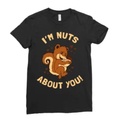 Nuts About You Ladies Fitted T-Shirt -TeeMuse Store pd.2526848660.36.25074114.s3.1 front black ffffff none x0y0 154 800x800 1