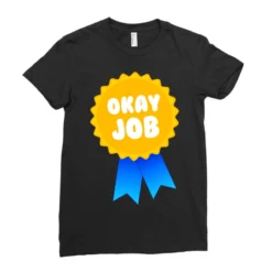 Okay Job Ladies Fitted T-Shirt -TeeMuse Store pd.2526849745.36.25075489.s3.1 front black ffffff none x11.5y0 131 800x800 1