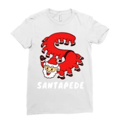 Santapede Ladies Fitted T-Shirt -TeeMuse Store pd.2526867650.36.25083831.s3.1 front white ffffff none x0y0 154 800x800 1