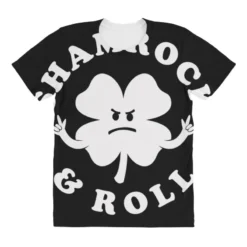 Shamrock And Roll All Over Women's T-shirt 7 Shamrock And Roll All Over Women's T-shirt -TeeMuse Store pd.2526874630.108.25086680.s3.1 front customized 111111 none x45y20.5 294 800x800 1